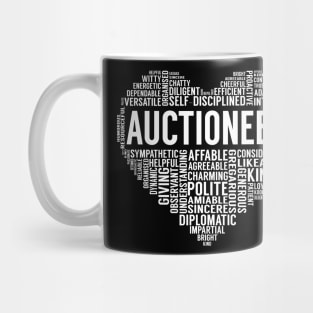 Auctioneer Heart Mug